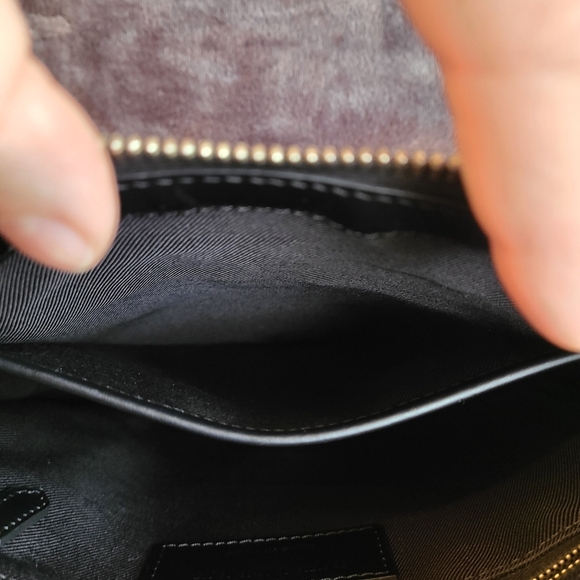 Burberry Elevated Smoked Check Beckley Slim Crossbody Chocolate Black - Picture 12 of 16